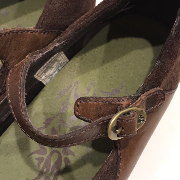 MERRELL suede leather Mary Jane ankle strap 10 - Picture 6 of 8